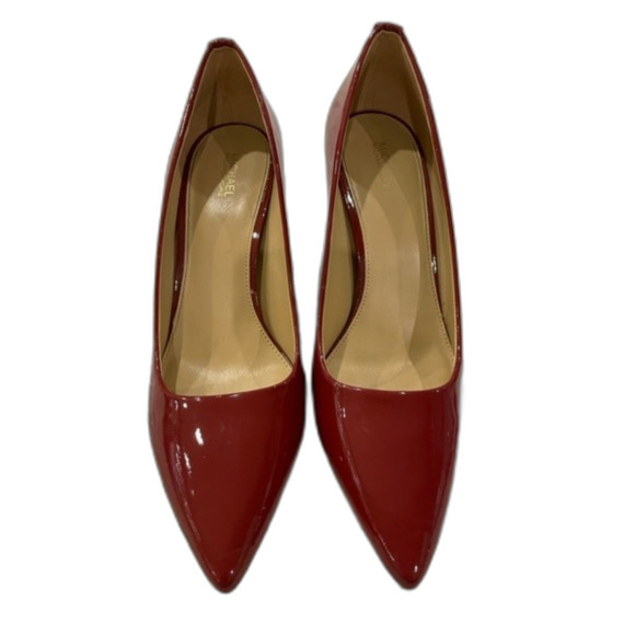 Michael Kors Keke Brown Patent Leather Pump Size 9.5 - Picture 1 of 4